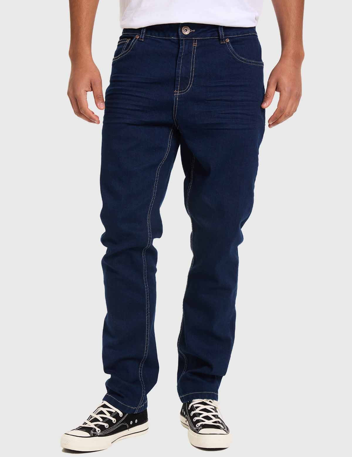 Jeans Hombre Slim Azul Índigo