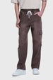 Jeans Hombre Cargo Recto Café