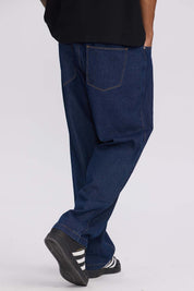 Jeans Hombre Baggy Azul Retro