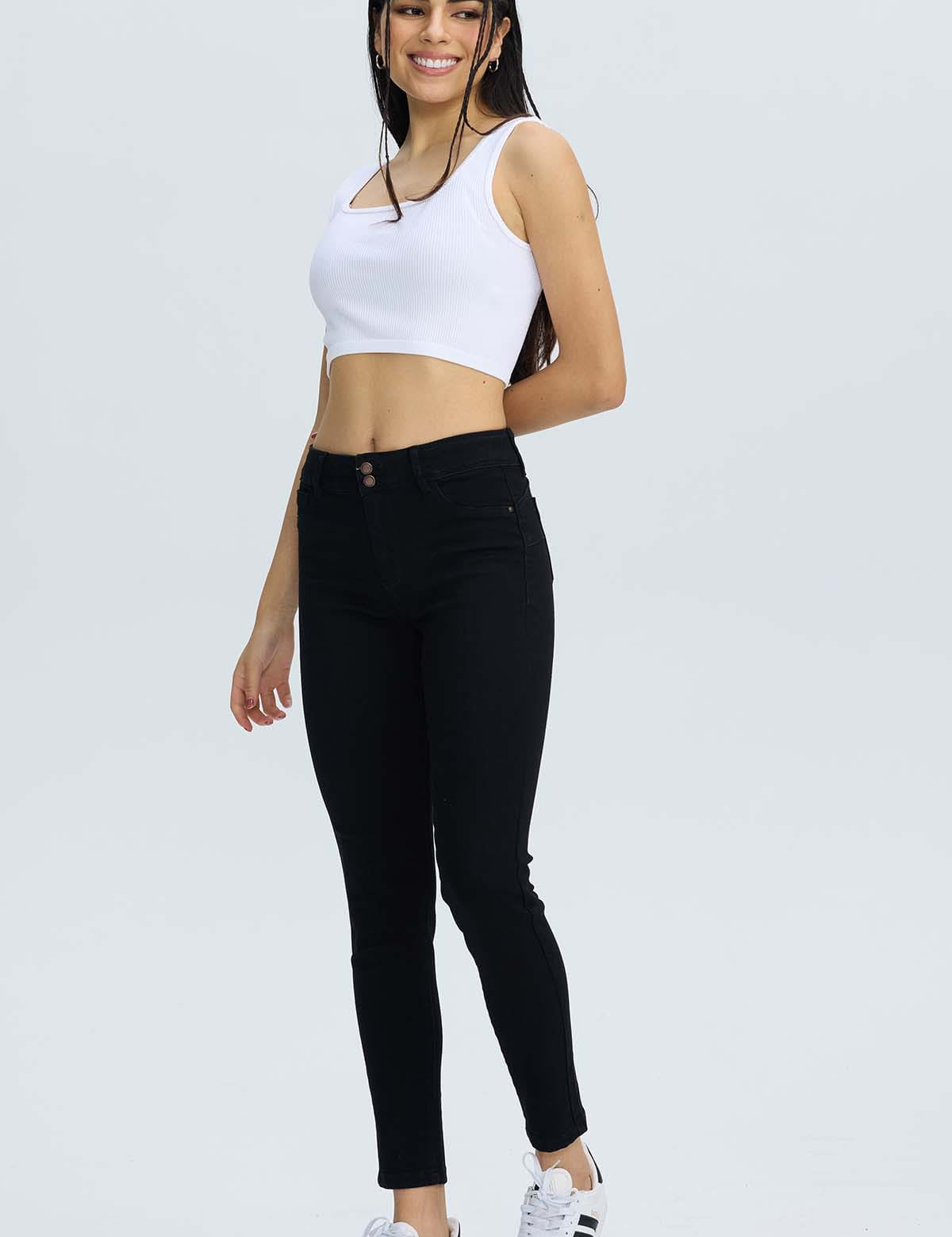 Jeans Mujer Push Jeny Negro