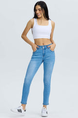 Jeans Skinny Kim Mujer Azul Claro