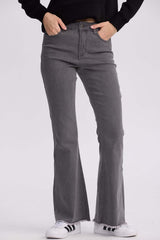 Jeans Flare Monse Mujer Gris