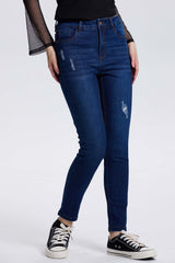 Jeans Lia Super Skinny Mujer Azul Oscuro