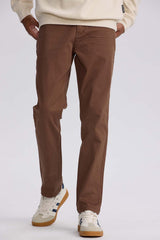 Jeans Slim Hombre Café