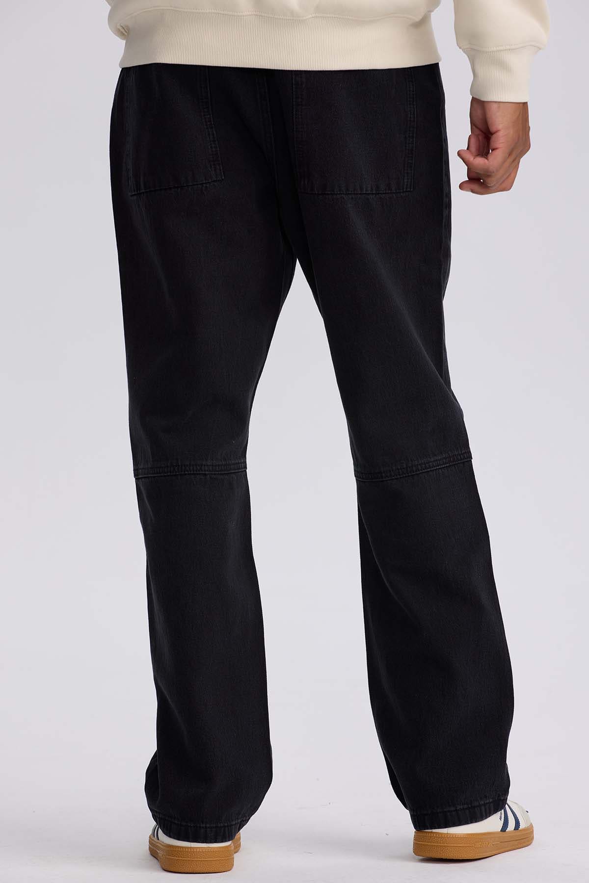 Jeans Hombre Retro Skater Negro