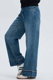 Jeans Mujer Wide Leg Basta Azul Azul / 46