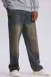Jeans Hombre Wide Leg Retro Azul Retro