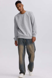 Jeans Hombre Wide Leg Retro Azul Retro