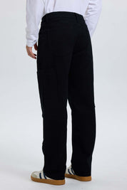 Jeans Hombre Calce Cargo Negro
