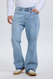 Jeans Hombre Flare Fit Negro