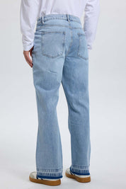Jeans Hombre Flare Fit Negro