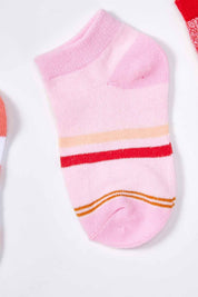 Calceta Niña Tripack Rosado