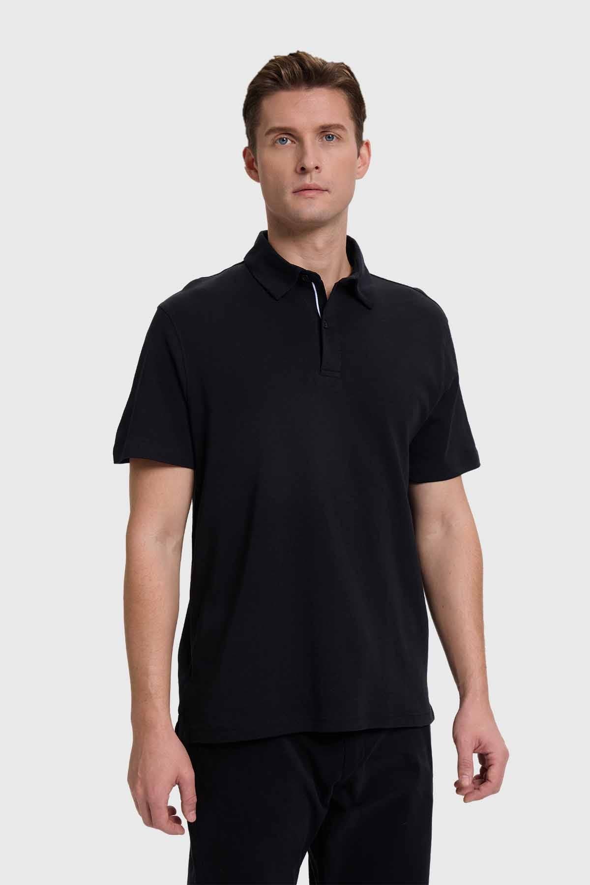 Polera Hombre Negro