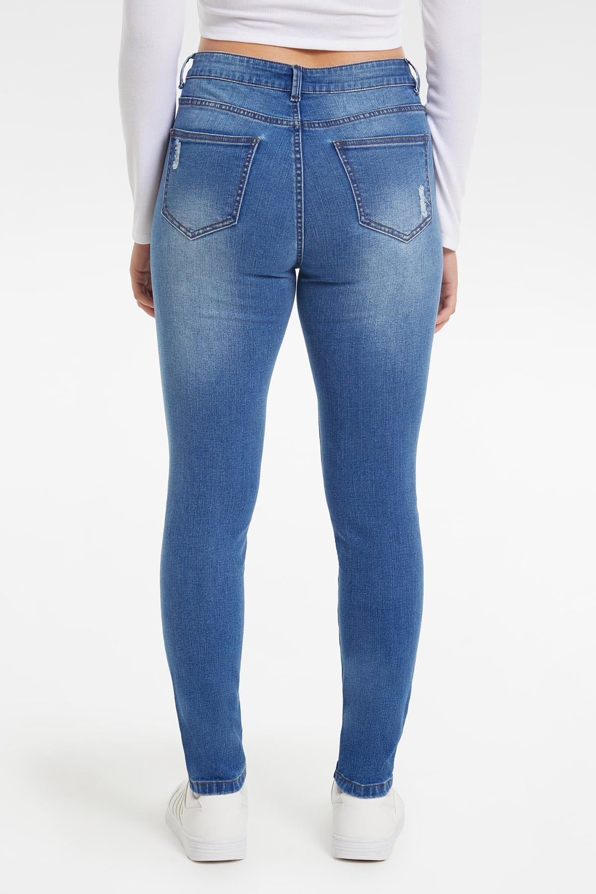 JEANS MUJER SUPER SKINNY LIA AZUL