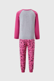 Pijama Niña Print Gris