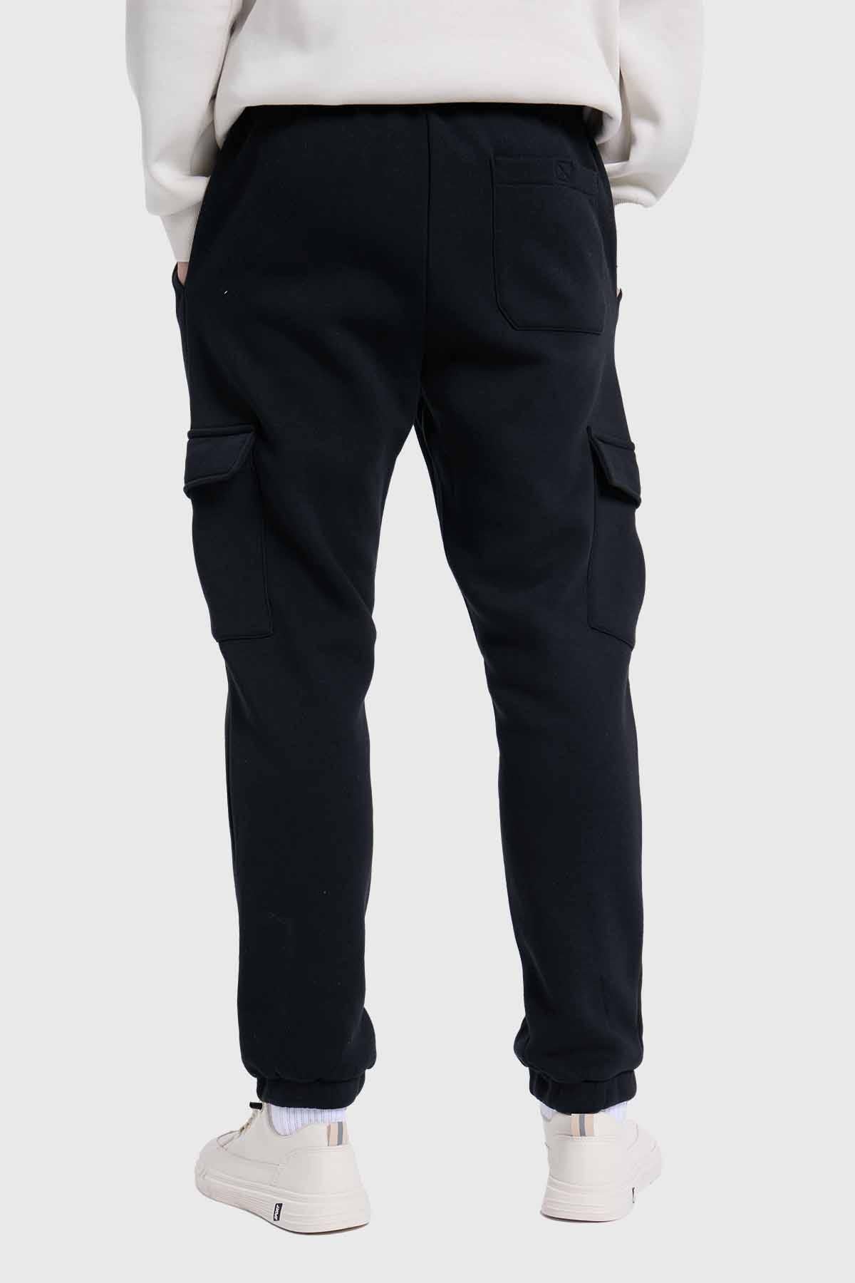 Pantalón Buzo Hombre Deportivo Negro