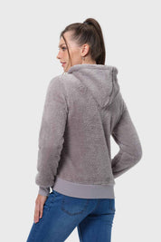 Polar Mujer Peludo Gris
