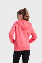 Polerón Mujer Hoodie Coral