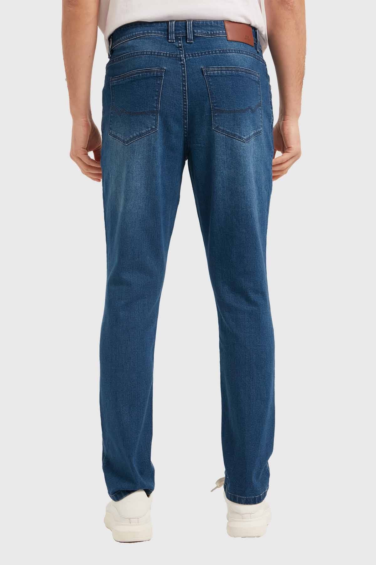 Jeans Hombre Slim Azul