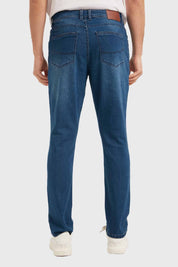 Jeans Hombre Slim Azul