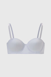 Sostén Mujer Strapless Encaje Blanco