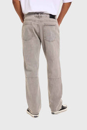 Jeans Hombre Baggy Retro Gris