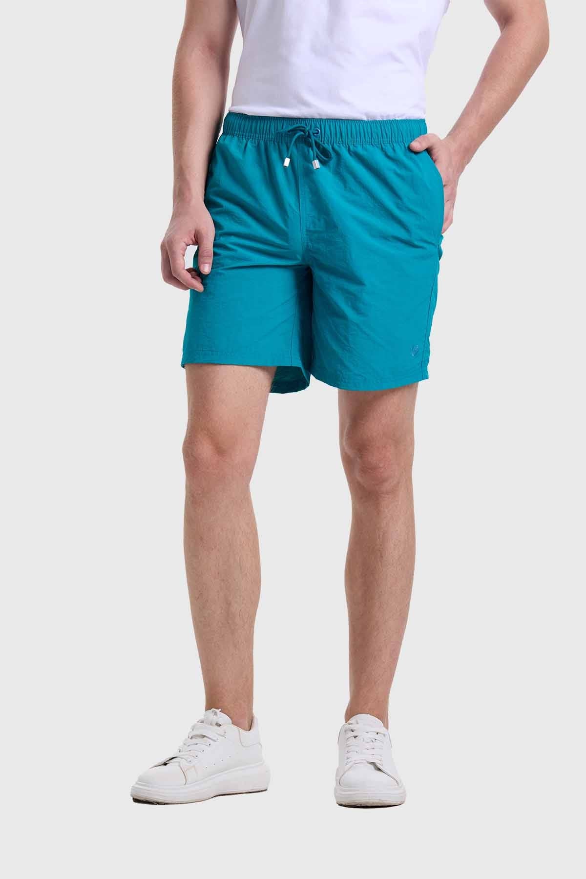 Short De Baño Hombre Turquesa