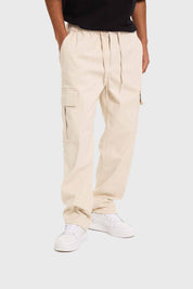 Pantalón Hombre Cargo Calce Recto Beige
