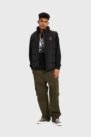 Parka Hombre Con Bolsillo Negro