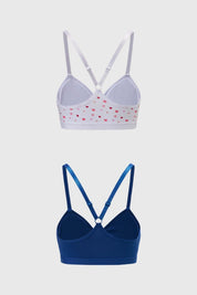 Sostén Mujer Bipack Print Blanco