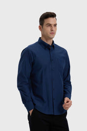 Camisa Hombre Oxford Azul