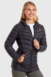 Parka Mujer Larga Negro