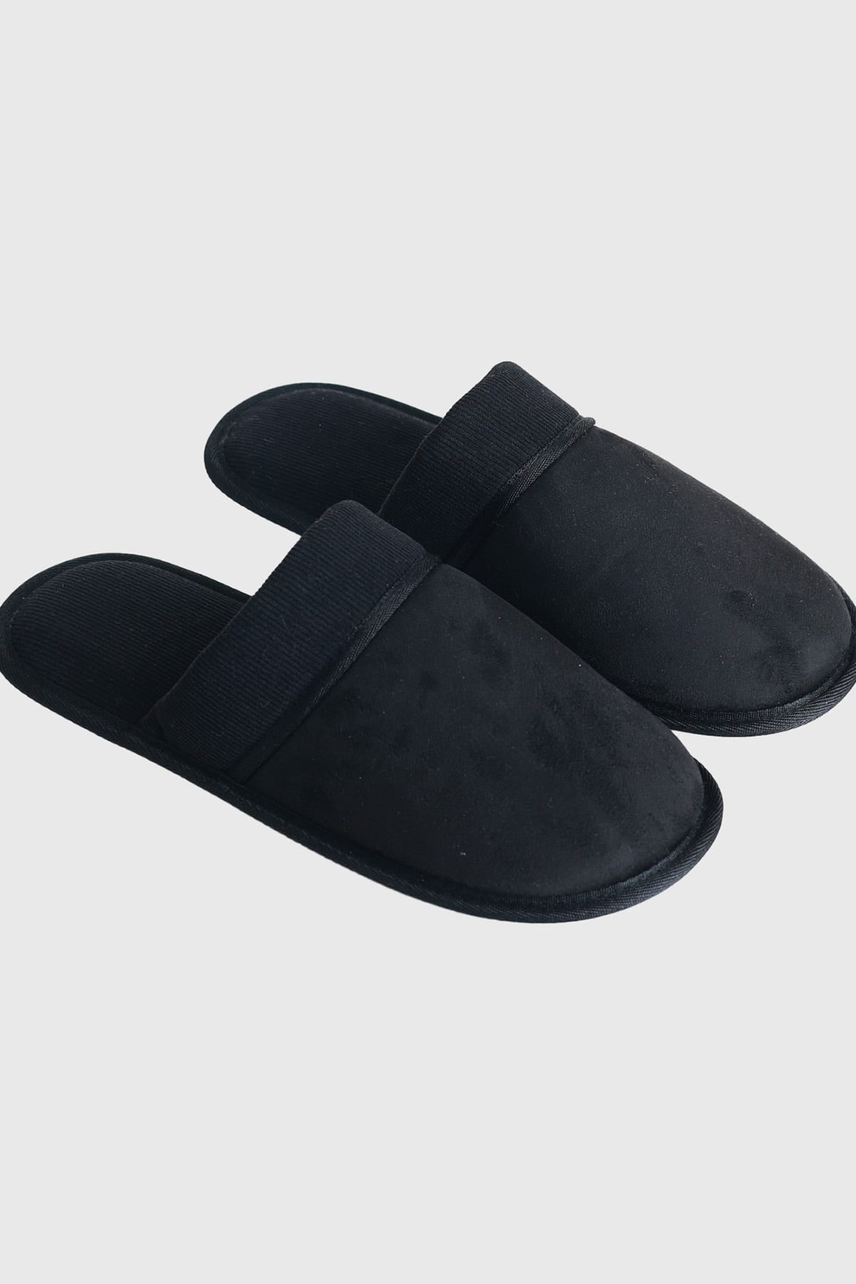 Pantufla Hombre Caja Regalable Negro