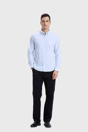 Camisa Hombre Slim Fit Rayas Azul