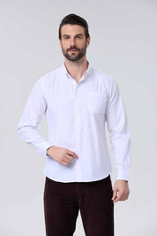 Camisa Hombre Slim Blanco