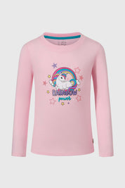 POLERA NIÑA PRINT POSICIONAL ROSADO