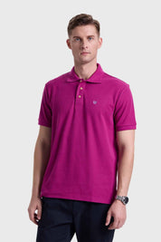 POLERA HOMBRE PIQUE LISA VIOLETA FSP