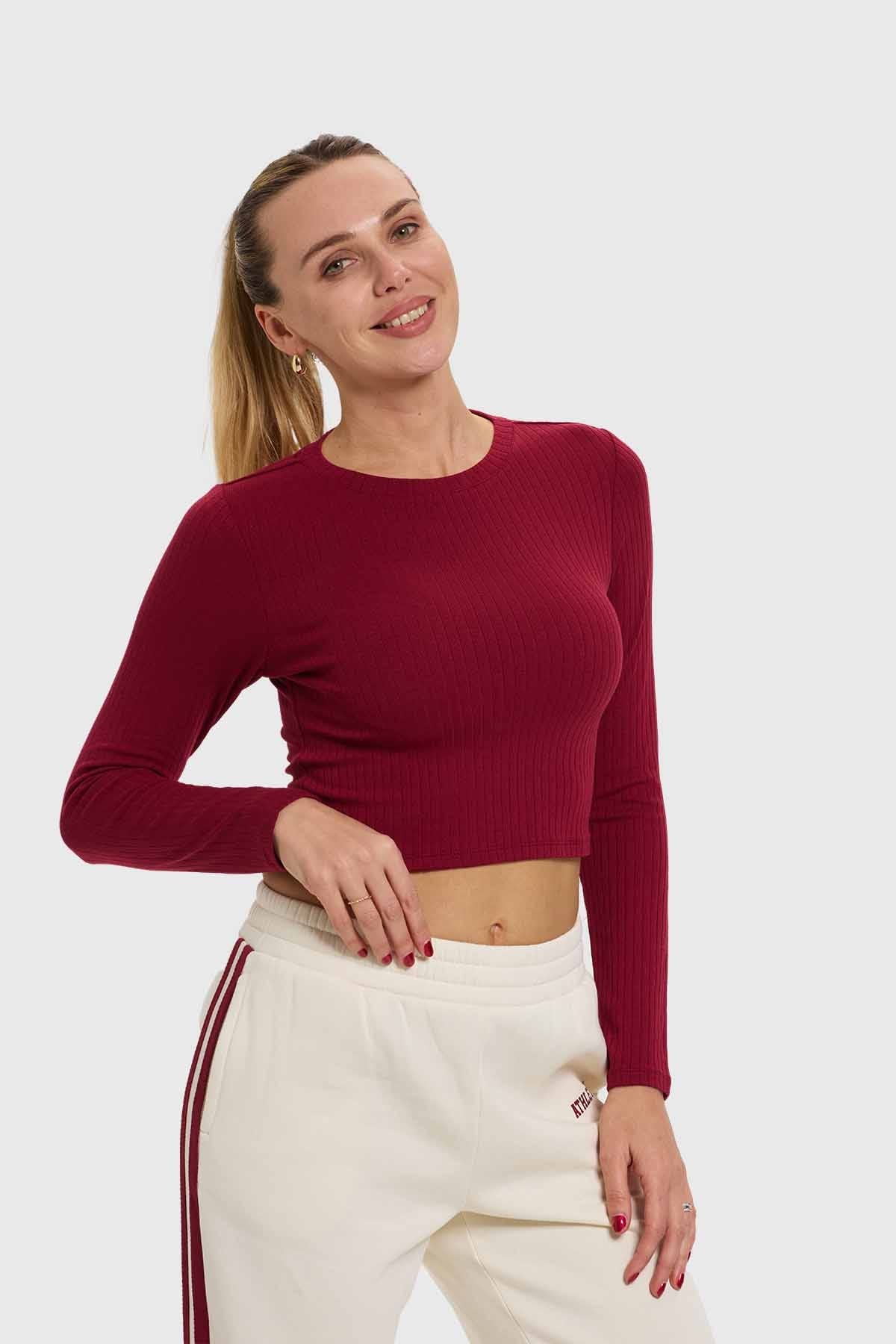 Polera Mujer Burdeo