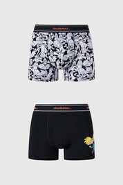 BOXER HOMBRE BIPACK HEY ARNOLD NEGRO