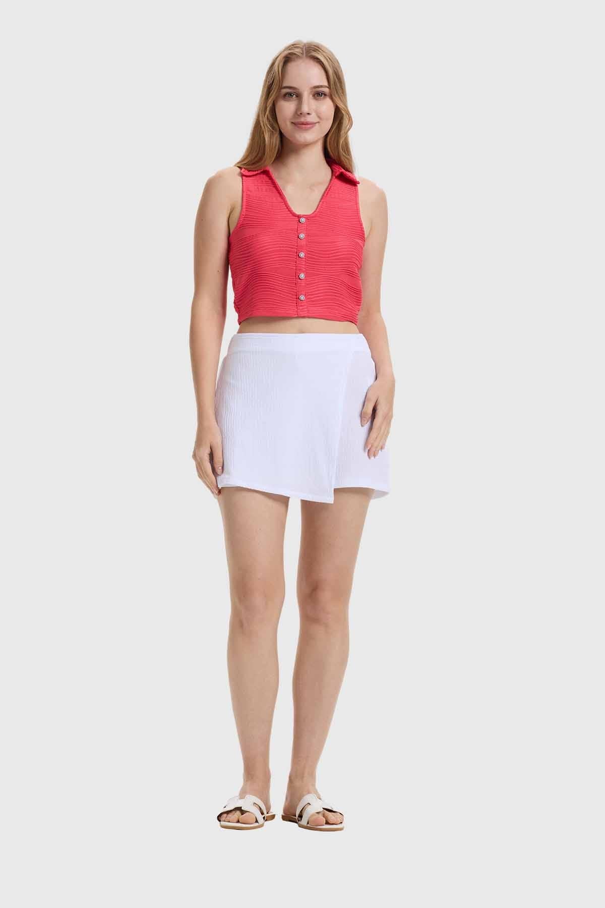 Polera Mujer Abotonada Rosado