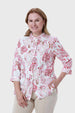 Blusa Mujer Abotonada Roll Up Crudo