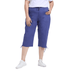 Pantalón Mujer Con Cortes Y Apertura Azul