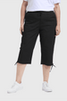 Pantalón Mujer Con Cortes Y Apertura Negro