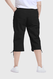 Pantalón Mujer Con Cortes Y Apertura Negro