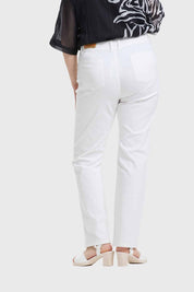 Pantalón Mujer Gabardina Crudo