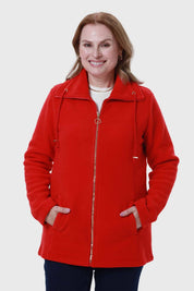 Polar Mujer Básico Rojo