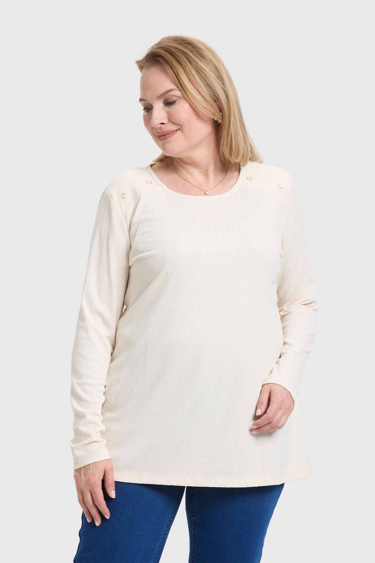 Polera Mujer Arena