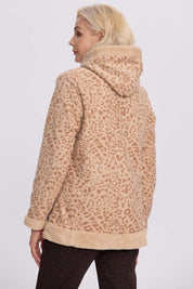 Polar Mujer Estampado Beige