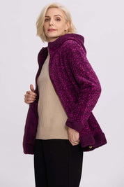 Polar Mujer Estampado Morado