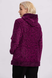 Polar Mujer Estampado Morado